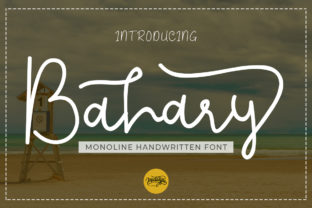 Bahary and Bahary: A Handwritten Font with Stylish Alternates for Luxurious Design