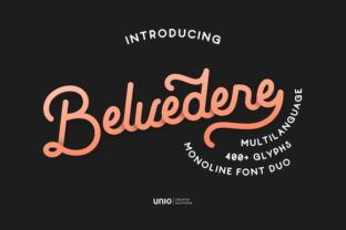 Belvedere: A Vintage-Inspired Font Duo for Eye-Catching Design