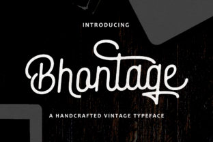 Bhontage Font: A Modern Handwritten Style for Creative Expression