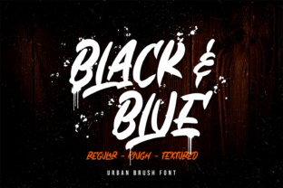 Black Blue: A Versatile Brush Font for Every Project