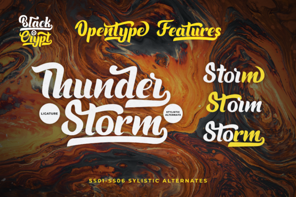 Blackcrypt Font: A Fun and Cute Handwritten Style with a Bold Feel