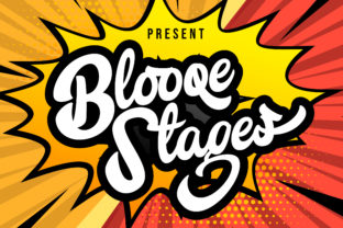 Blooqe Stages Bold Calligraphy Font