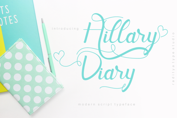 Discover Hillary Diary: A Font That Adds Personality to Your Work