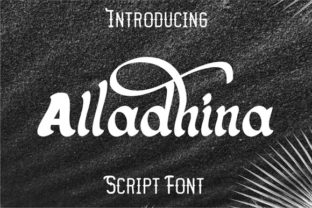 Discover the Magic of Alladhina: A Handwritten Font with Personality