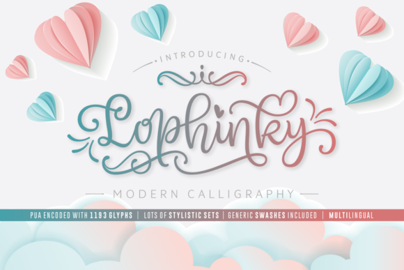 Lophinky: A Playful Handwritten Script Font for Creative Expression