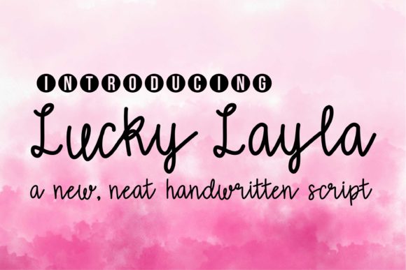 Lucky Layla: A Handwritten Font That Adds Personality to Any Design