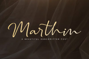 Marthin: A Handwritten Font That Adds Character to Your Design