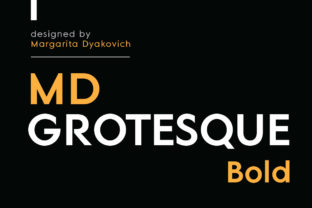 MD Grotesque Bold: A Minimalist Sans Serif Font for Clear Communication