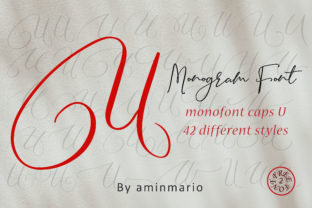 Monogram U Monofont Caps U: A Unique Tool for Creative Expression