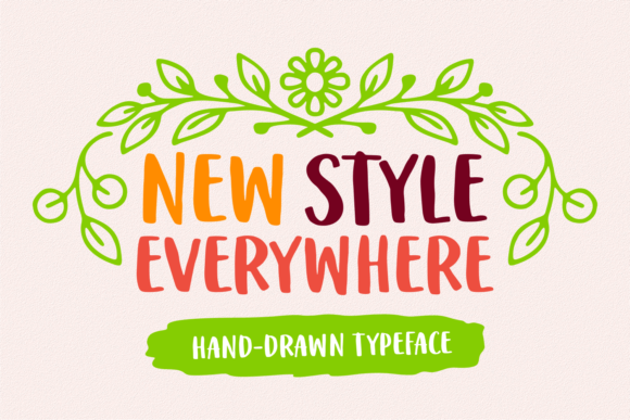 New Style Everywhere: A Modern Script Font for Eye-Catching Designs