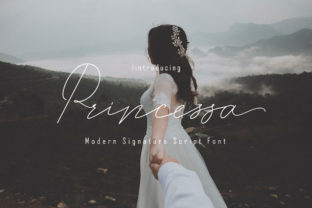 Princessa Font: A Delicate Handwritten Script with Romantic Charm