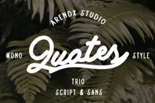 Quotes Trio: A Versatile Font Trio for Every Project