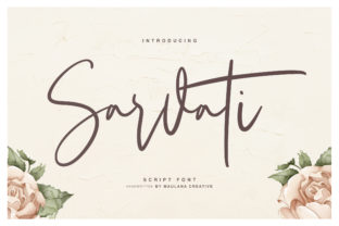 Sarvati: A Bold Handwritten Font for Authentic Design